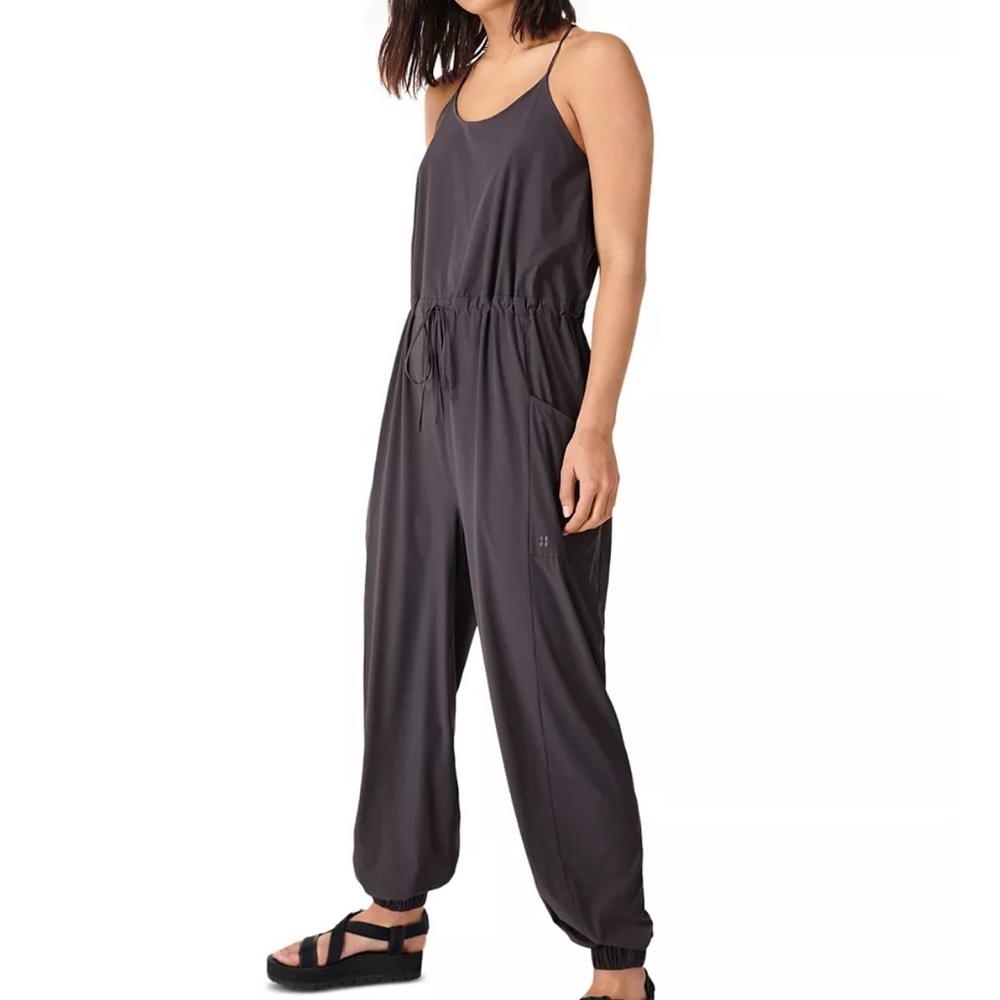 Sweaty Betty Karma Drawstring Strap Jumpsuit - Picture 1 of 5